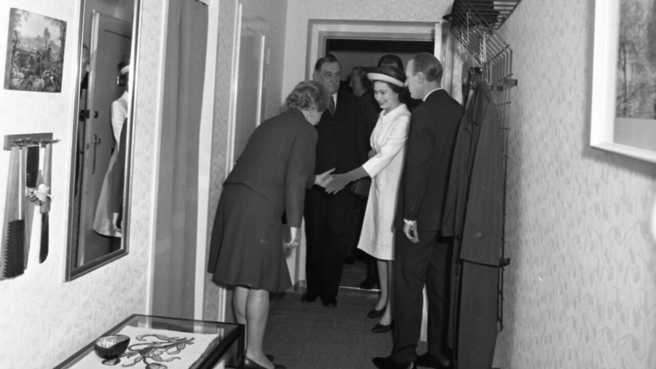 Elizabeth II. besuchte im Jahr 1969 eine Gemeindewohnung.  