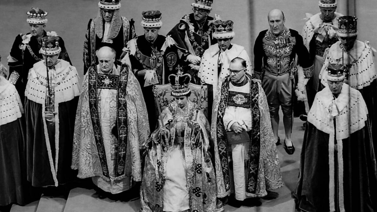 Die Westminster Abbey war auch Ort der Krönung der Queen 1953 