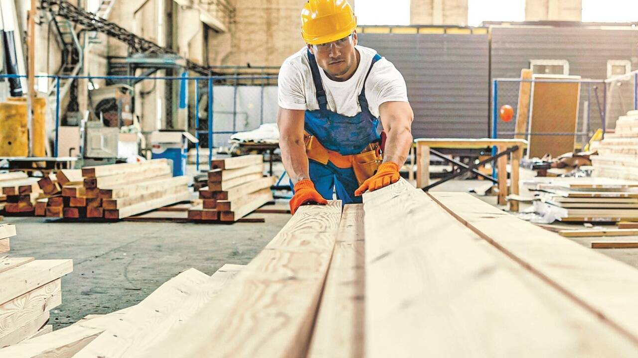 Baumaterial, auch Holz, bleibt weiterhin teuer.  