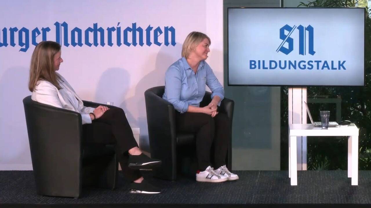 Lehrervertreterin Christine Haslauer und PH-Rektorin Daniela Martinek waren zu Gast im SN-Bildungstalk.  Lehrervertreterin Christine Haslauer und PH-Rektorin Daniela Martinek waren zu Gast im SN-Bildungstalk.