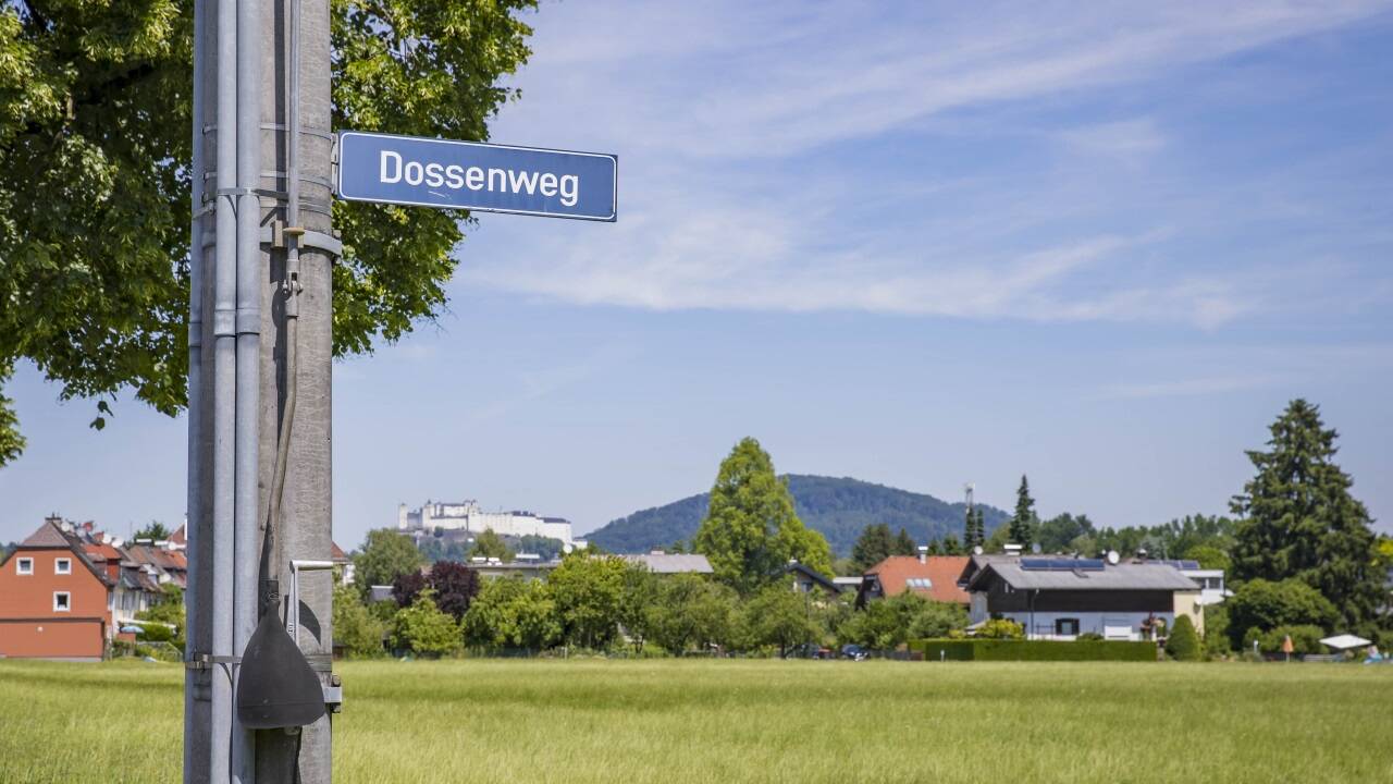 Rund 250 Wohnungen sollen bis 2026 am Dossenweg in Salzburg-Gneis entstehen. 
