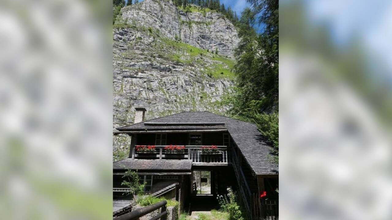 Die Alte Wacht am Fuß der Wachterwand. 