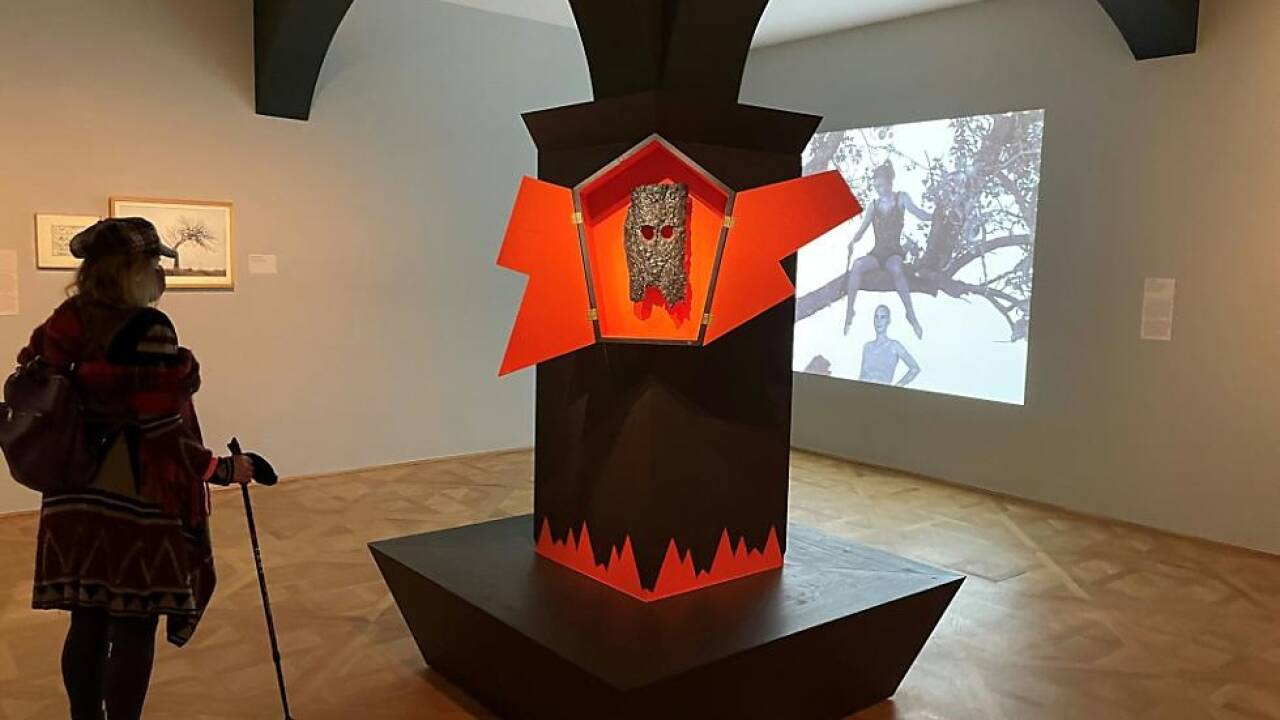 "Grow" im Unteren Belvedere: Installation von Florian Raditsch, Video von Asta Gröting  'Grow' im Unteren Belvedere: Installation von Florian Raditsch, Video von Asta Gröting