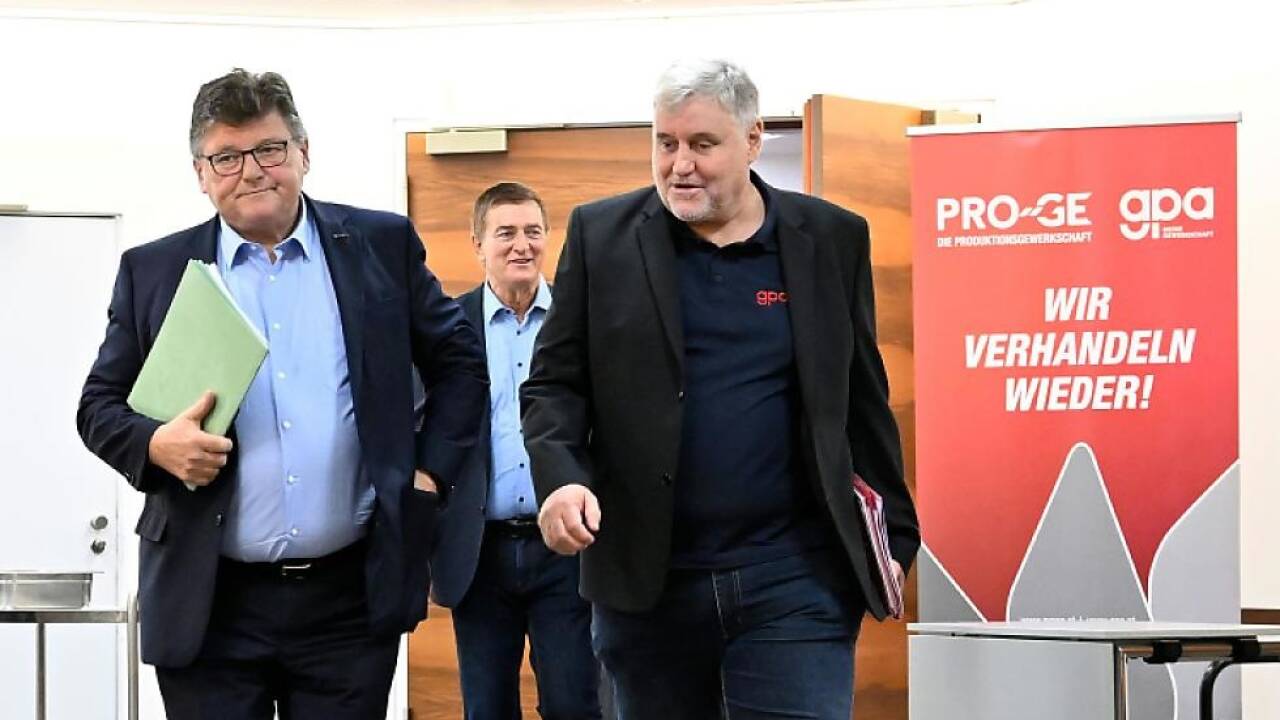 Die Chefverhandler von PRO-GE und GPA wollen mehr als nur Schnittlauch  Die Chefverhandler von PRO-GE und GPA wollen mehr als nur Schnittlauch
