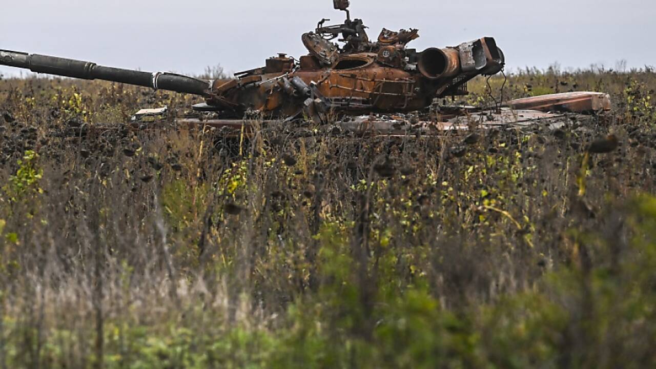 Verlassener russischer Panzer 