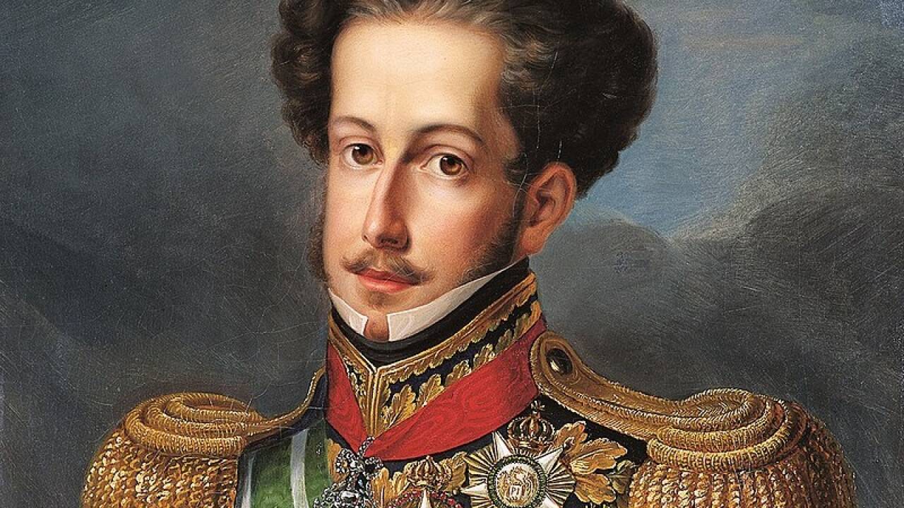 1822: Brasilien wird offiziell Kaisertum (bis 1889). Der portugiesische Prinzregent Pedro de Alcântara, Schwiegersohn des österreichischen Kaisers Franz I., besteigt in Rio de Janeiro als Pedro I. den Thron. 1822: Brasilien wird offiziell Kaisertum (bis 1889). Der portugiesische Prinzregent Pedro de Alcântara, Schwiegersohn des österreichischen Kaisers Franz I., besteigt in Rio de Janeiro als Pedro I. den Thron.