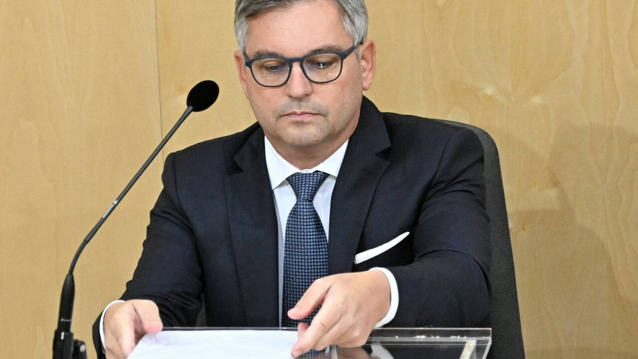Budgetrede von Finanzminister Magnus Brunner (ÖVP). 