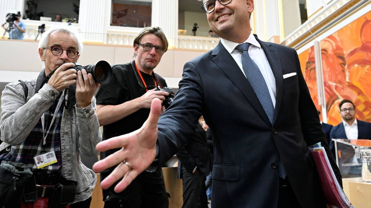 Budgetrede von Finanzminister Magnus Brunner (ÖVP). 