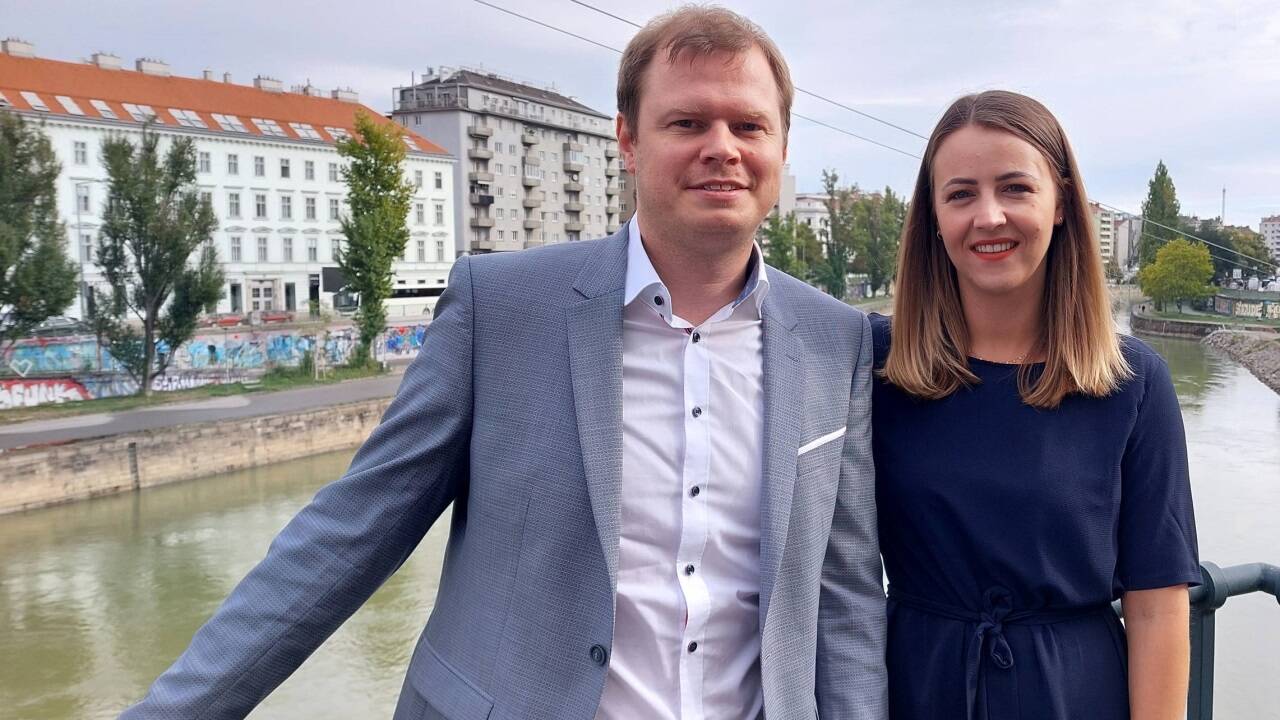 Jungbürgermeister unter sich: Michael Salomo (34) und Bernadette Geieregger (29). Jungbürgermeister unter sich: Michael Salomo (34) und Bernadette Geieregger (29).