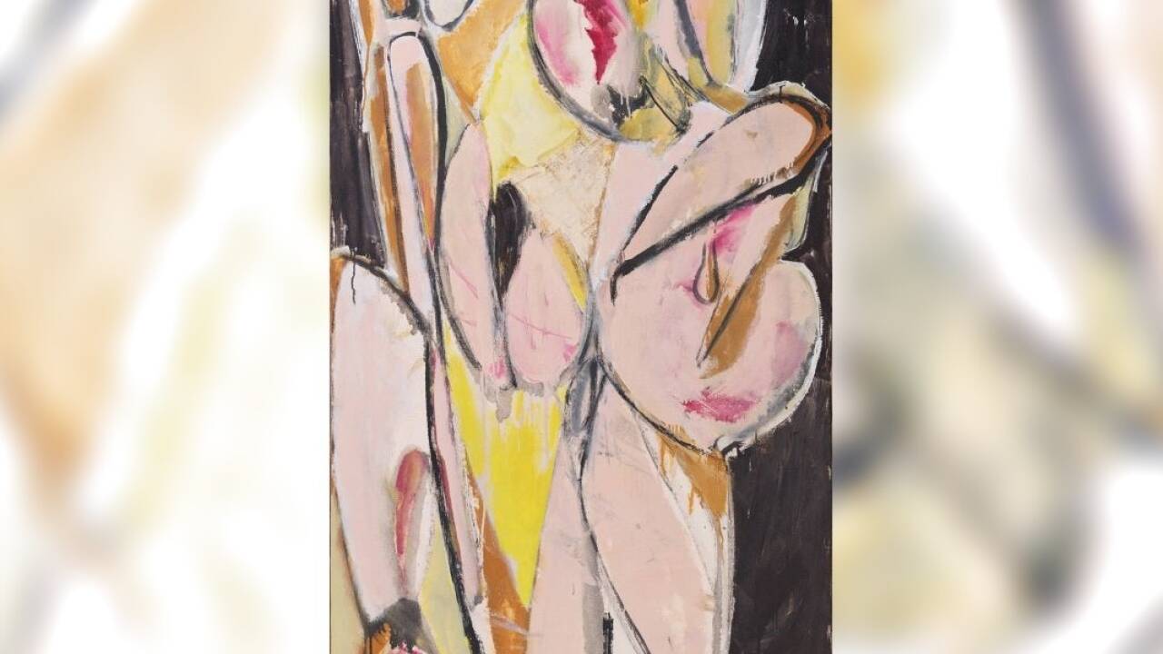 Lee Krasner, Prophecy, 1956, Öl auf Leinwand, Levett Collection, © Frasermarr.com © Pollock-Krasner Foundation / Courtesy of The Levett Collection 