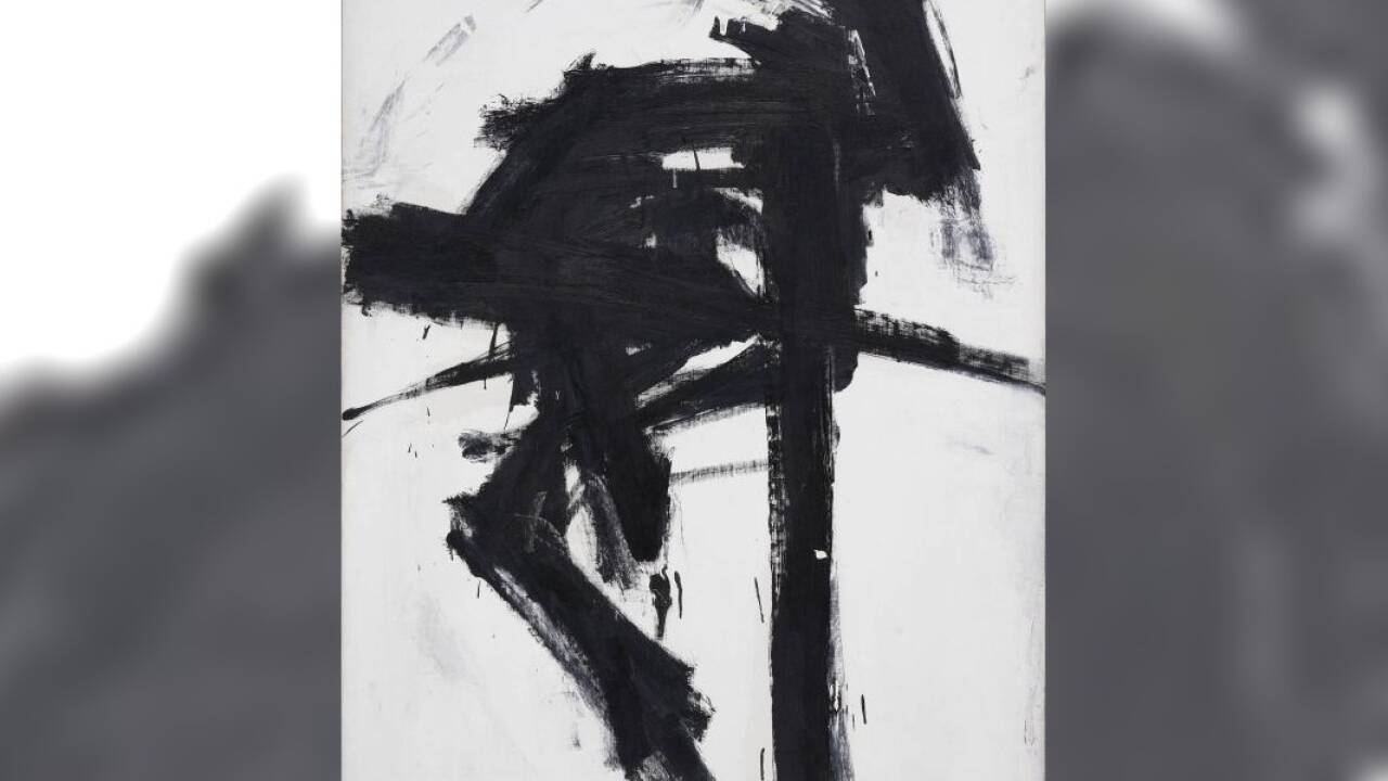 Franz Kline: Sasoon, 1955, Öl auf Leinwand 