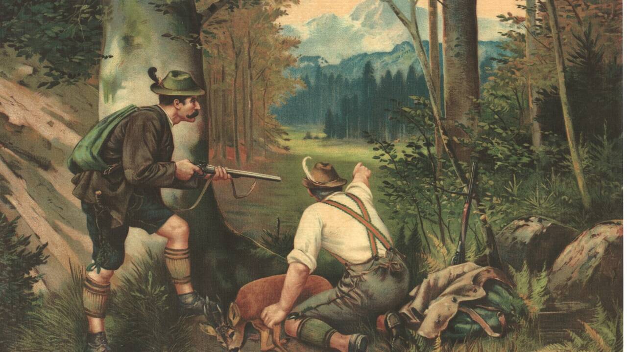 Die Wilderei wurde oftmals auch künstlerisch dargestellt – wie hier um 1890. 