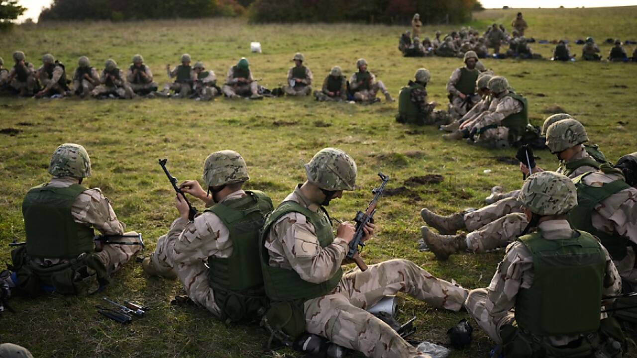 Auch in Gro§britannien werden bereits ukrainische Soldaten ausgebildet  Auch in Gro§britannien werden bereits ukrainische Soldaten ausgebildet