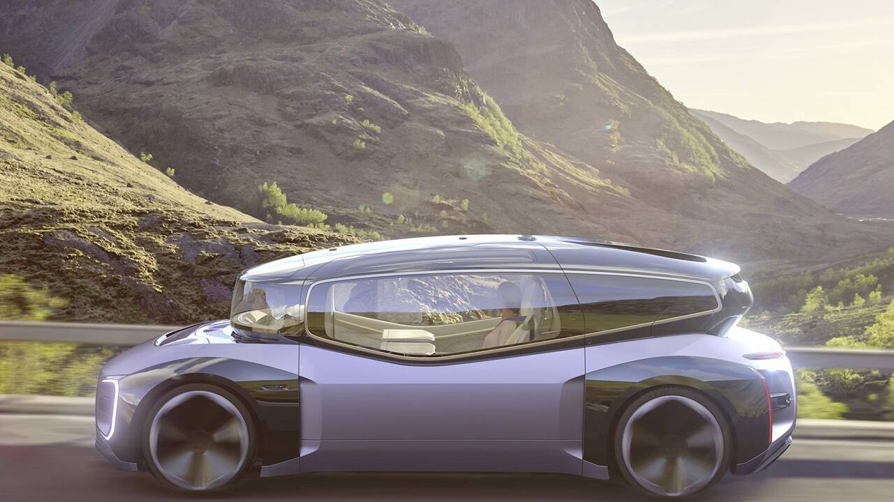Die VW-Designstudie macht das Auto zur echten Alternative zu Kurzstreckenflügen. 