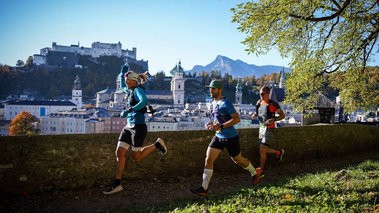 Laufen mit Sightseeing bietet das Trailrunning-Festival.  