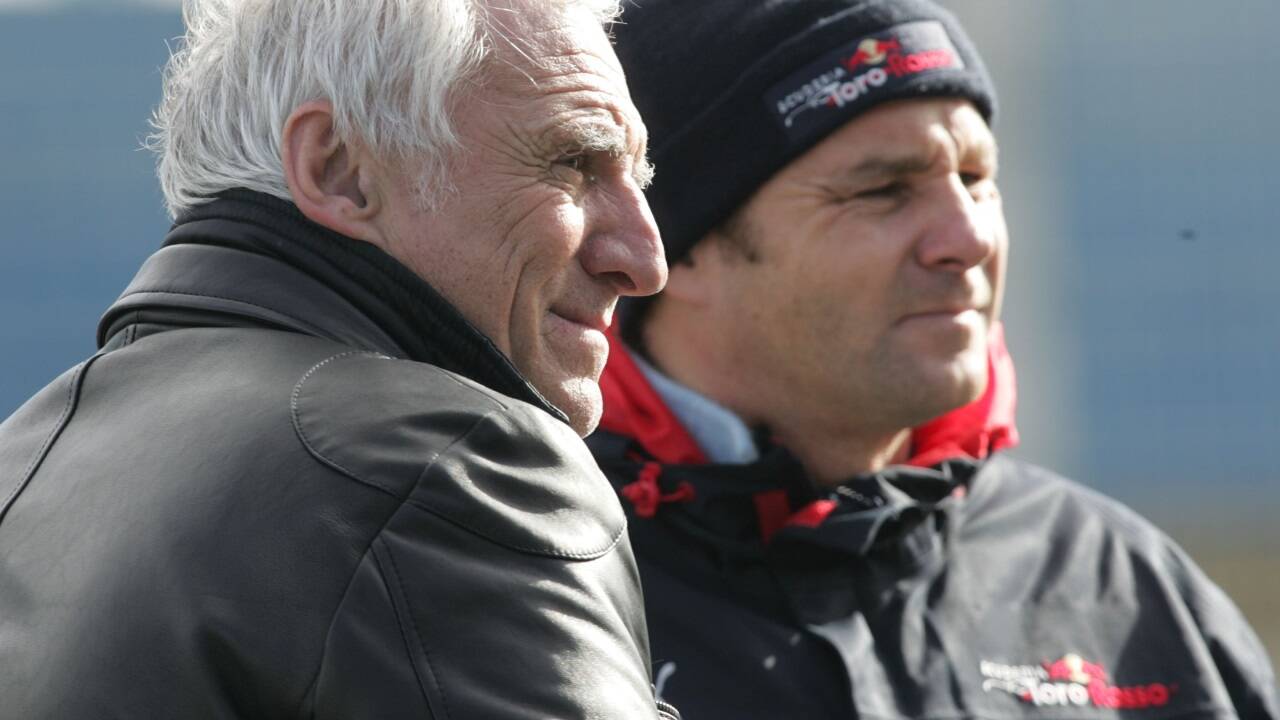 Dietrich Mateschitz und Formel-1-Legende Gerhard Berger. 