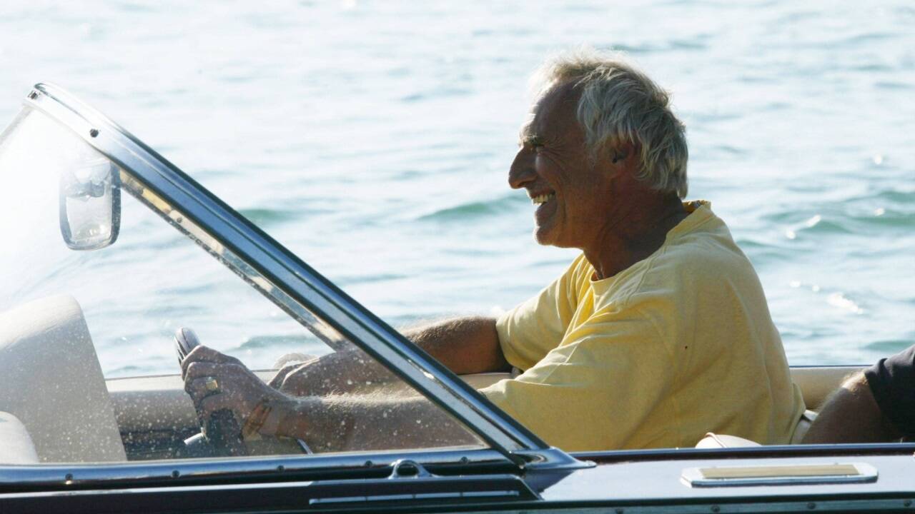 Red-Bull-Mitgründer und Firmenchef Dietrich Mateschitz am Wolfgangsee. 