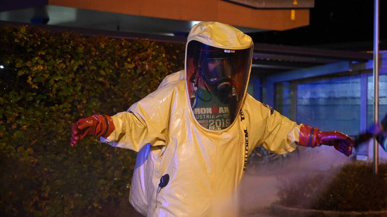 Rund 100 Einsatzkräfte waren vor Ort. Rund 100 Einsatzkräfte waren vor Ort.