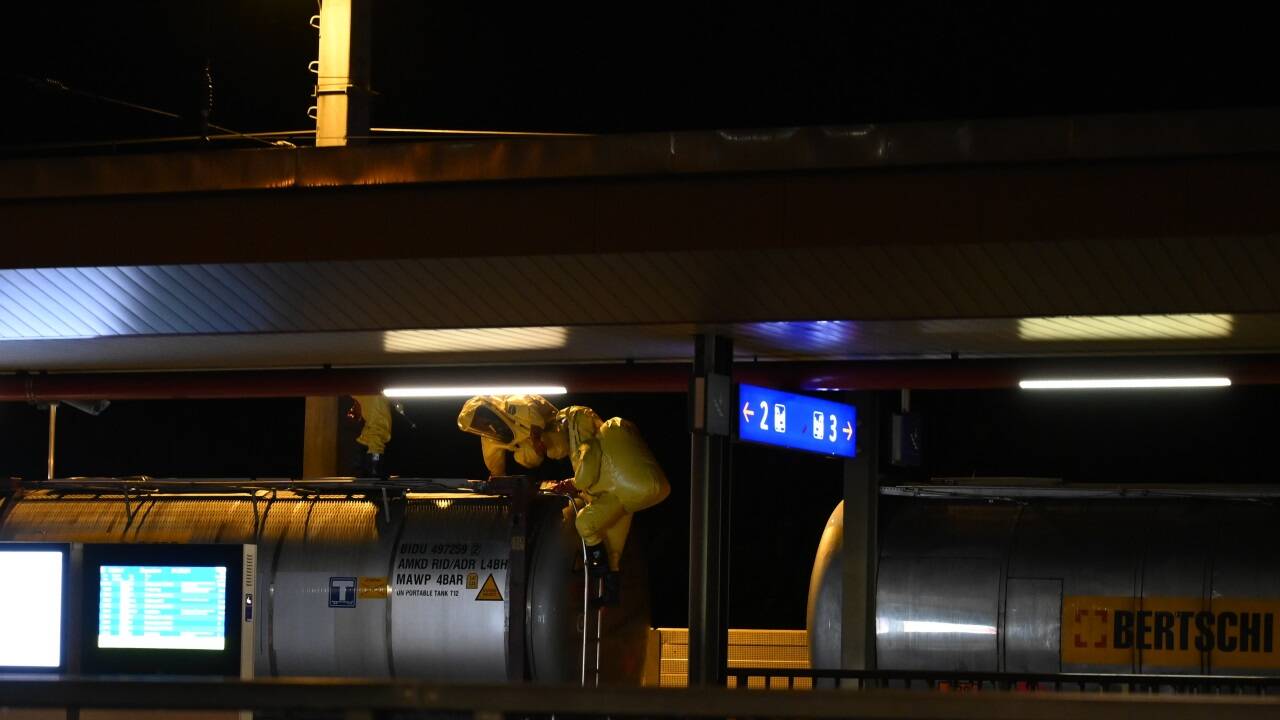 Rund 100 Einsatzkräfte waren vor Ort. Rund 100 Einsatzkräfte waren vor Ort.