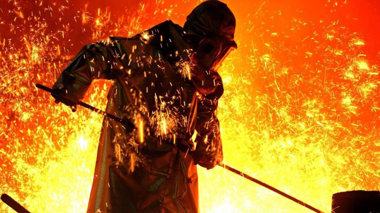 In der Metallindustrie könnte es am Montag heiß hergehen.  