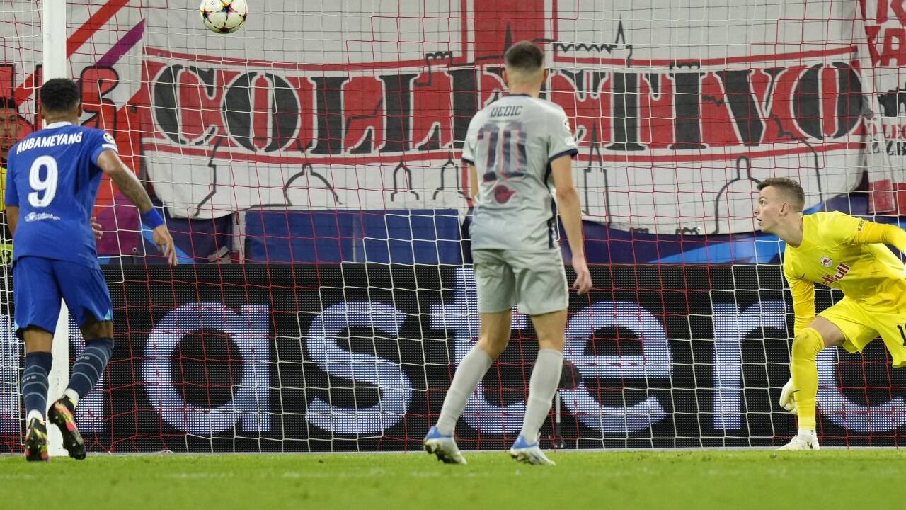 Beim 0:1 war Salzburgs Tormann Philipp Köhn chancenlos.  