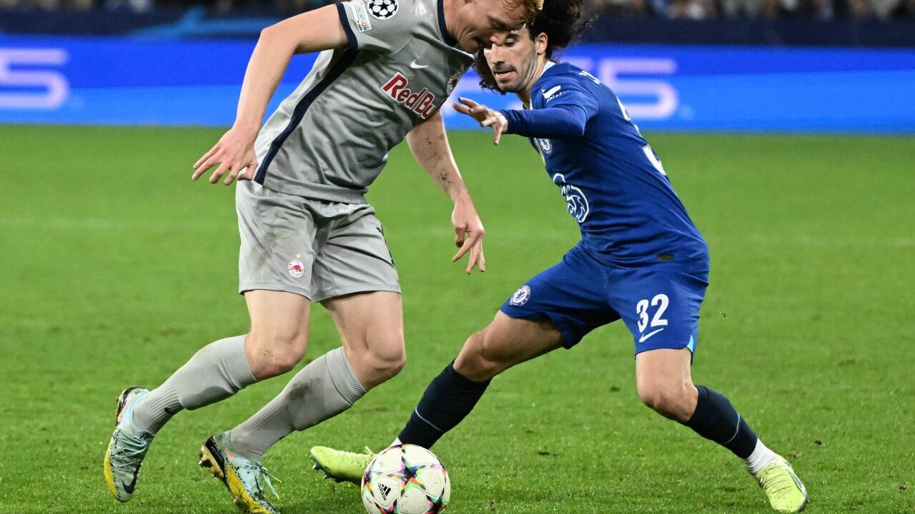 Die Salzburger um Nicolas Seiwald (links) wachten nach einer passiven ersten Halbzeit auf. 