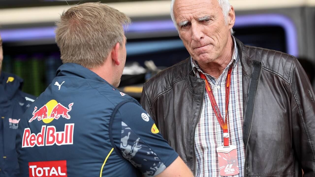 Auch ein interessierter Zuhörer: Dietrich Mateschitz. 