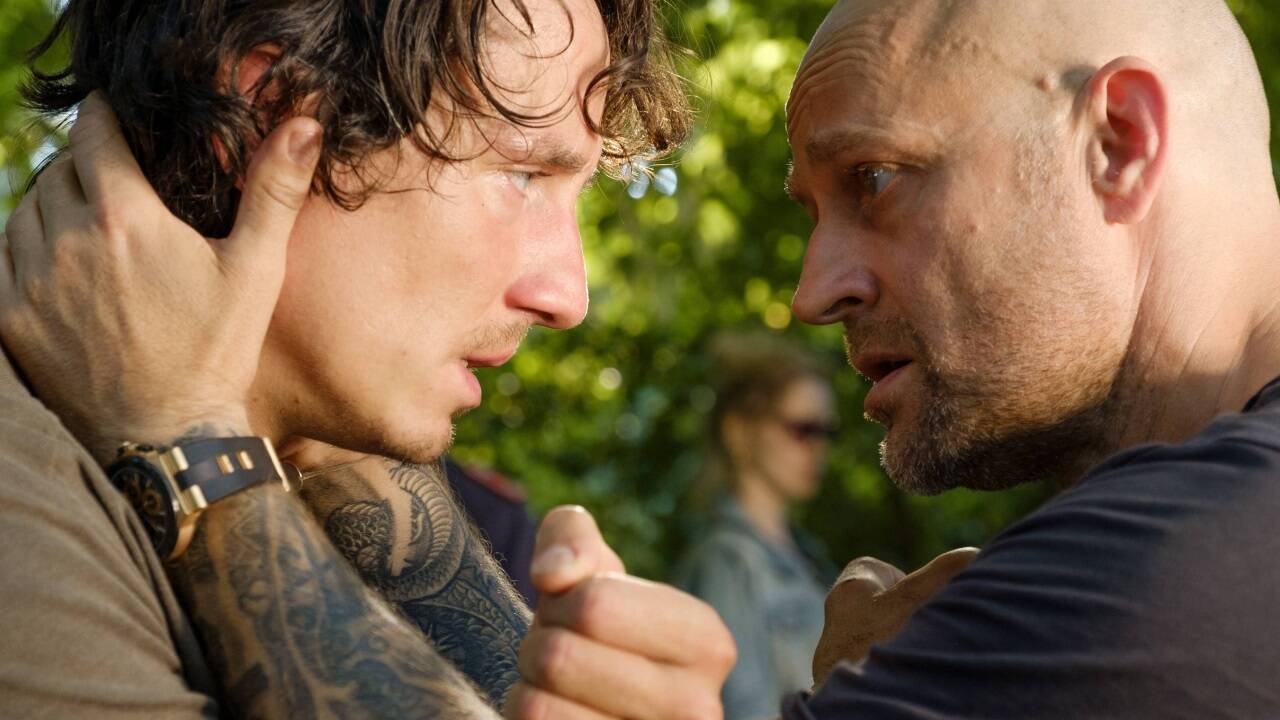 Eine Männerfreundschaft: Laurence Rupp als Max Broll (li.) und Jürgen Vogel als Kai Baroni. 