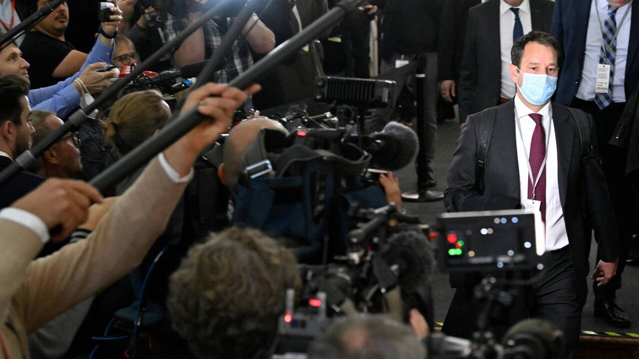Großes Medieninteresse am Auftritt Thomas Schmids.  