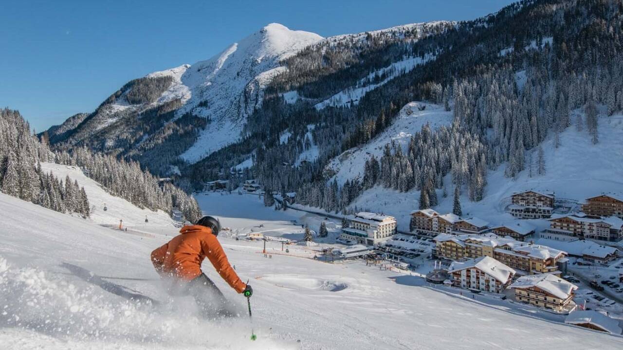 Skifahrer in Zauchensee: Ein Verbindungslift nach Flachauwinkl wäre zum Anschluss an Snowspace Salzburg erforderlich. 