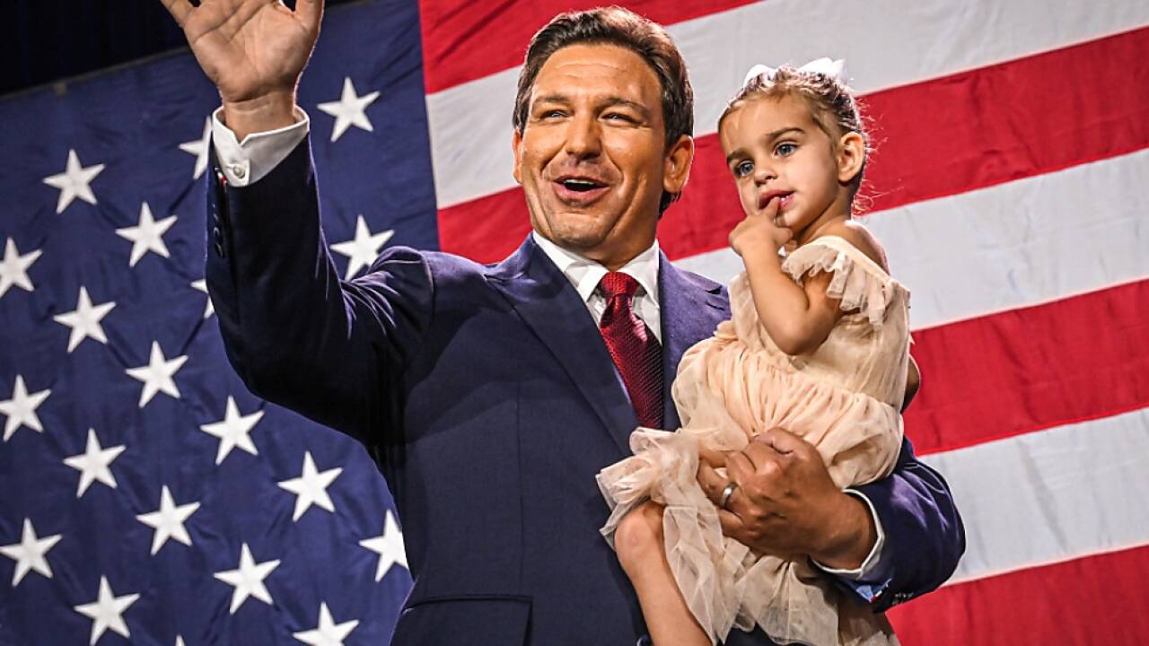 Ron Desantis gilt als größter republikanischer Konkurrent für Trump 