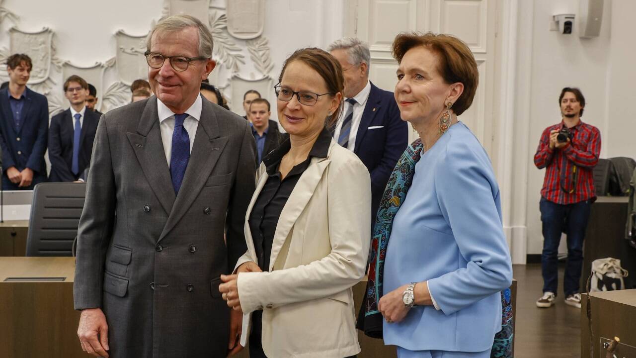 LH Wilfried Haslauer, LH-Stv. Martina Berthold, Landtagspräsidentin Brigitta Pallauf.  