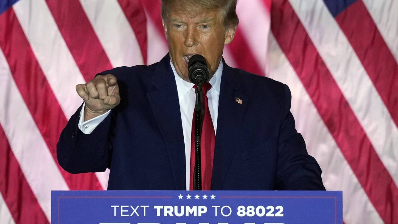 Donald Trump will wieder Präsident werden. 