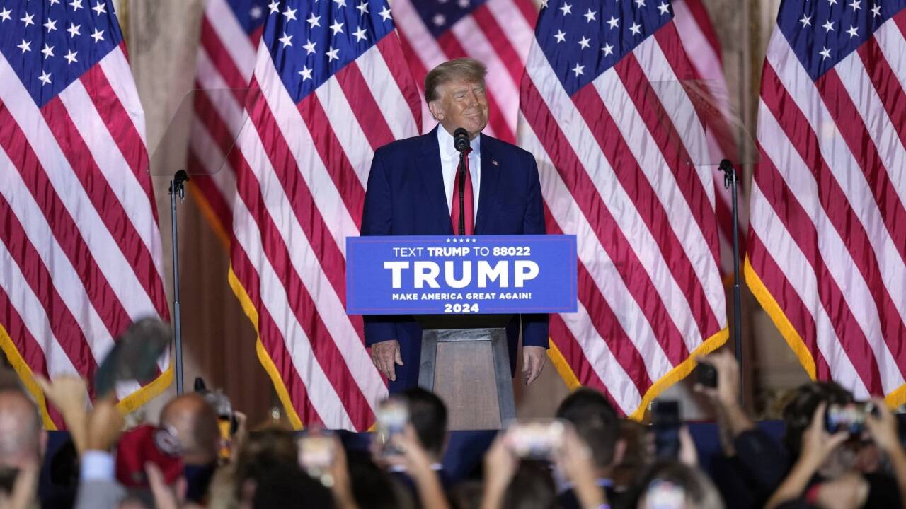 Donald Trump will wieder Präsident werden. 