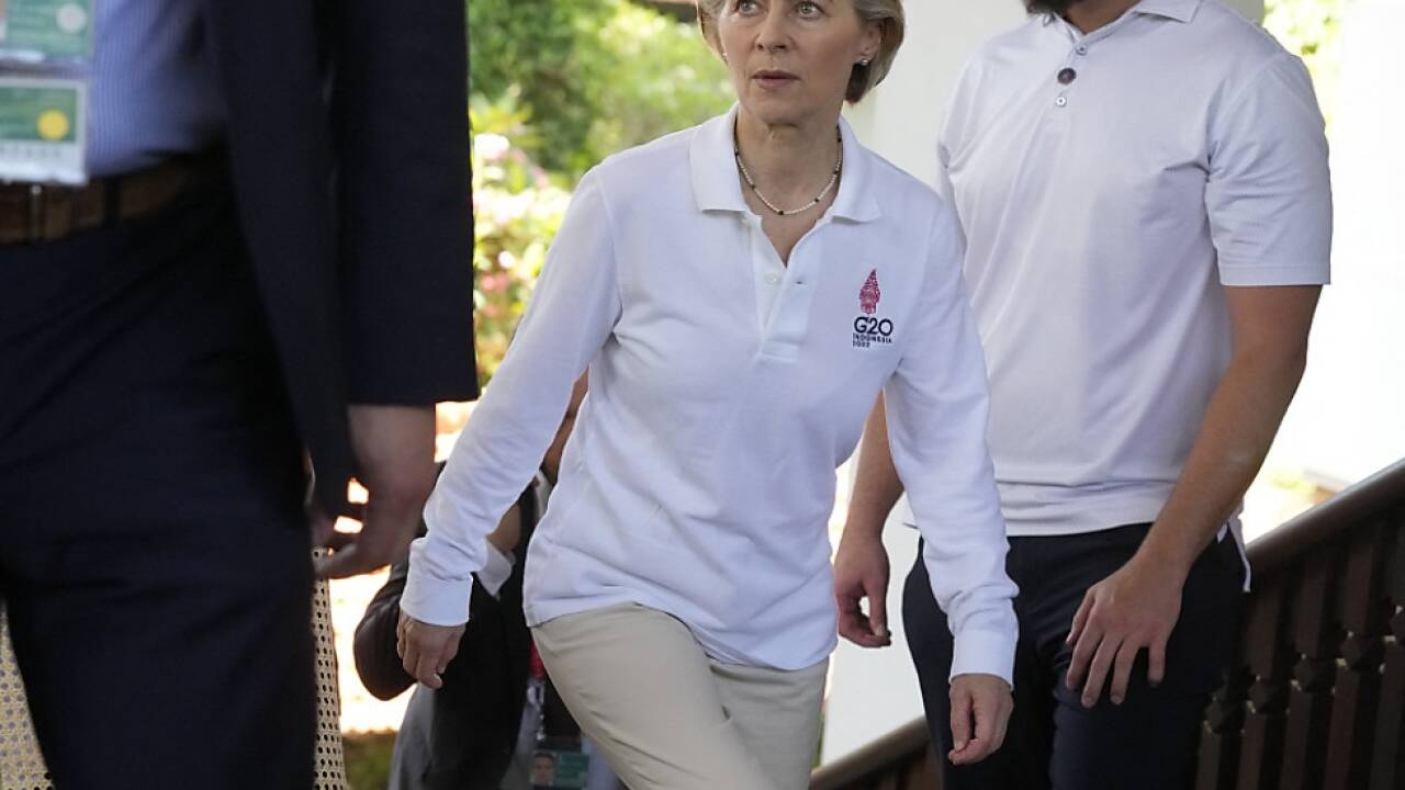 EU-Kommissionspräsidentin Ursula von der Leyen auf dem G20-Gipfel EU-Kommissionspräsidentin Ursula von der Leyen auf dem G20-Gipfel