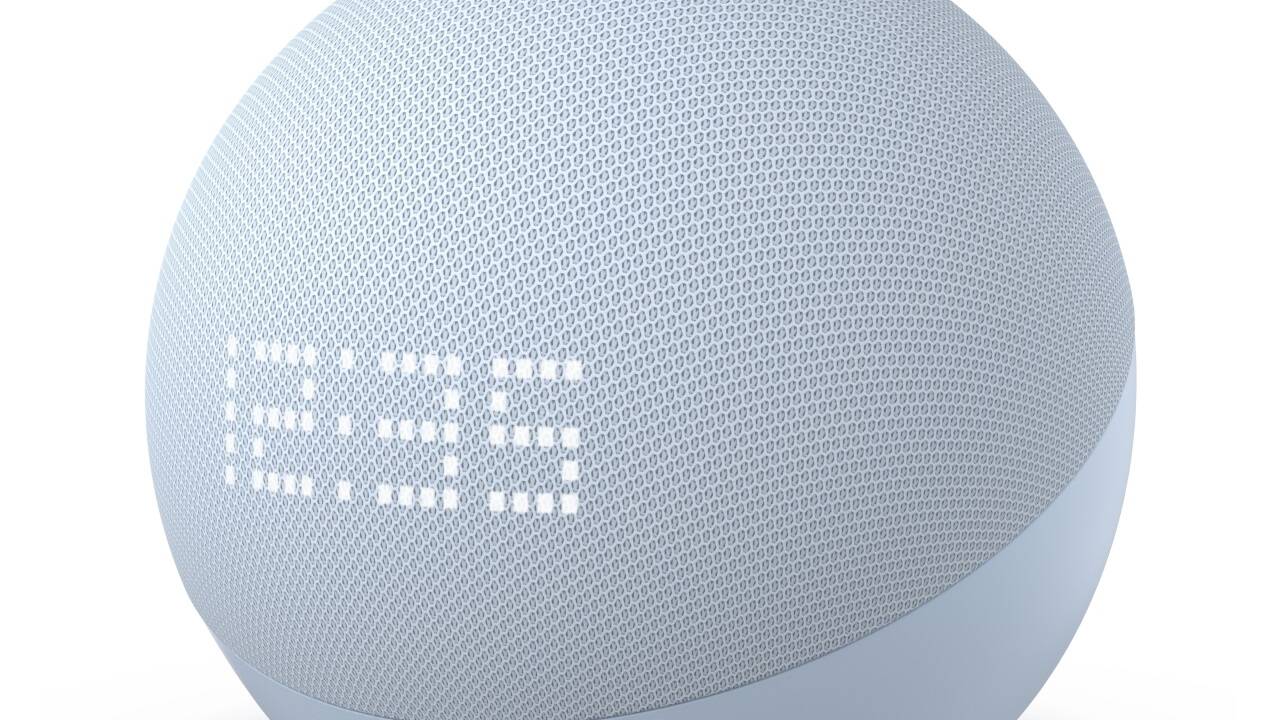 Der neue Echo Dot mit Uhr.  Der neue Echo Dot mit Uhr.