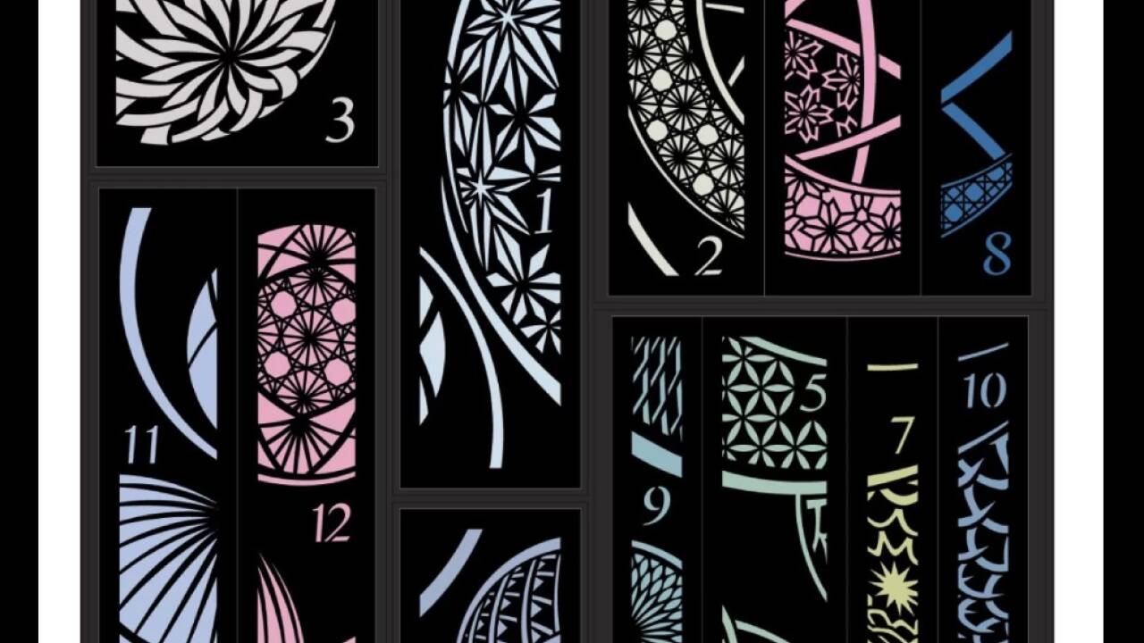 Traditionelle japanische Handwerkskunst – mit Motiven, die Ewigkeit, Wohlstand und Glück symbolisieren – bereichert die Weihnachtszeit.  
