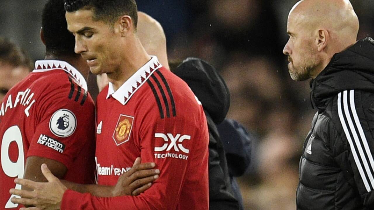 Ronaldo und Ten Hag hatten sich nicht mehr viel zu sagen 
