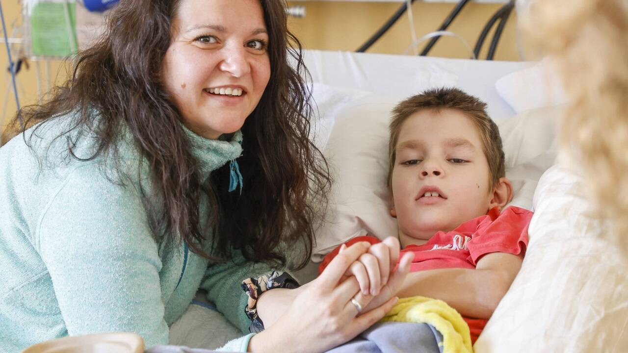 Tatyana Flatscher mit Sohn Alexander: „Er lernt Tag für Tag etwas Neues.“ 