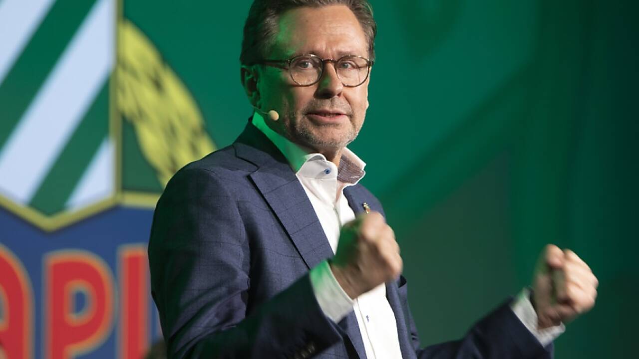 Alexander Wrabetz bei der Ordentlichen Rapid-Hauptversammlung 