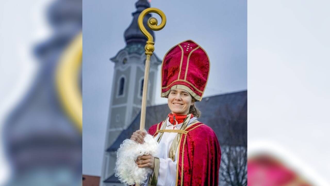 Magdalena Eder schlüpft heuer zum ersten Mal ins Nikolauskostüm. 