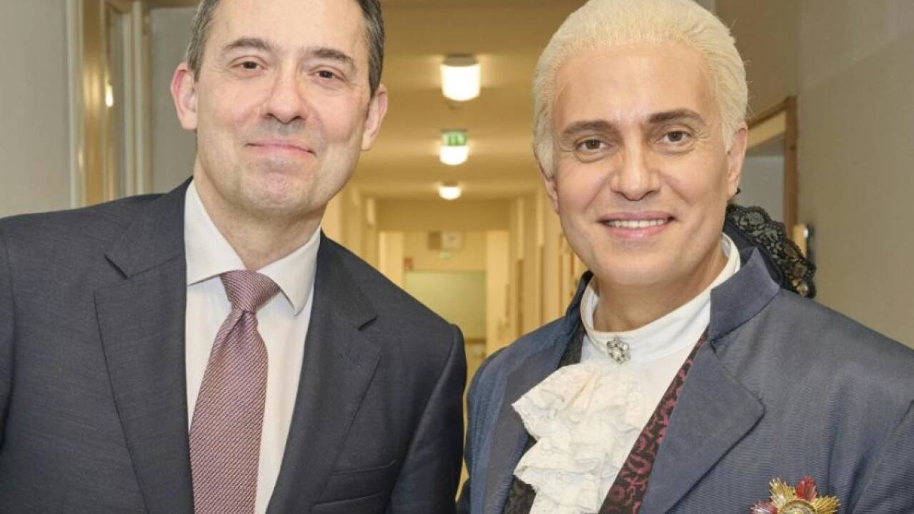 Staatsoperndirektor Bogdan Ro?cic und Kammersänger Erwin Schrott Staatsoperndirektor Bogdan Ro?cic und Kammersänger Erwin Schrott