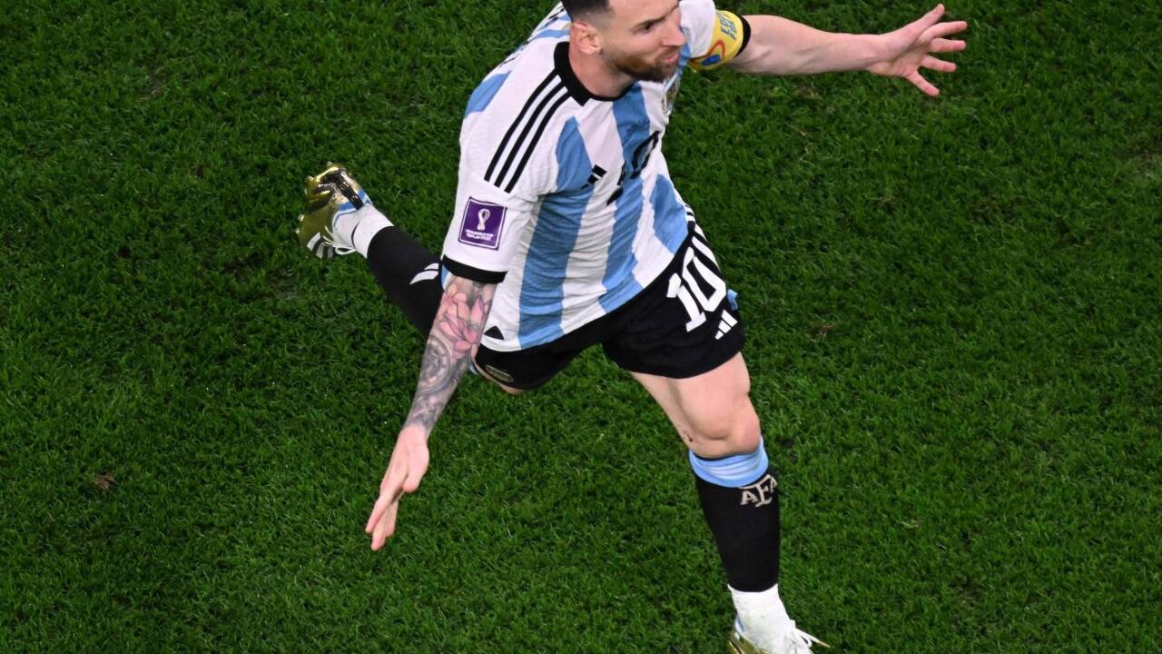 Lionel Messi führte Argentinien ins WM-Viertelfinale.  