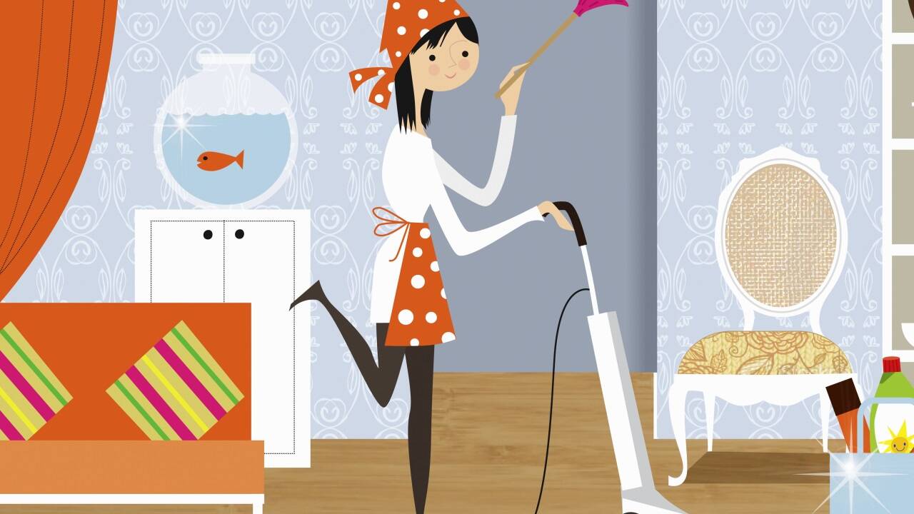 Die sogenannten stay-at-home girlfriends werden auf TikTok gerade wieder zum Trend: kochen, putzen und den Mann bedienen.   Die sogenannten stay-at-home girlfriends werden auf TikTok gerade wieder zum Trend: kochen, putzen und den Mann bedienen.