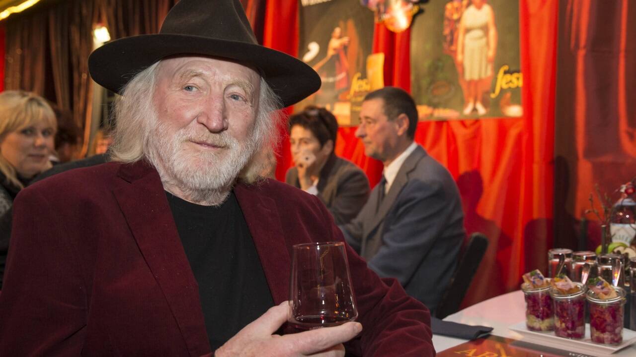 Karl Merkatz bei der Winterfest-Premiere in Salzburg im Jahr 2015.  