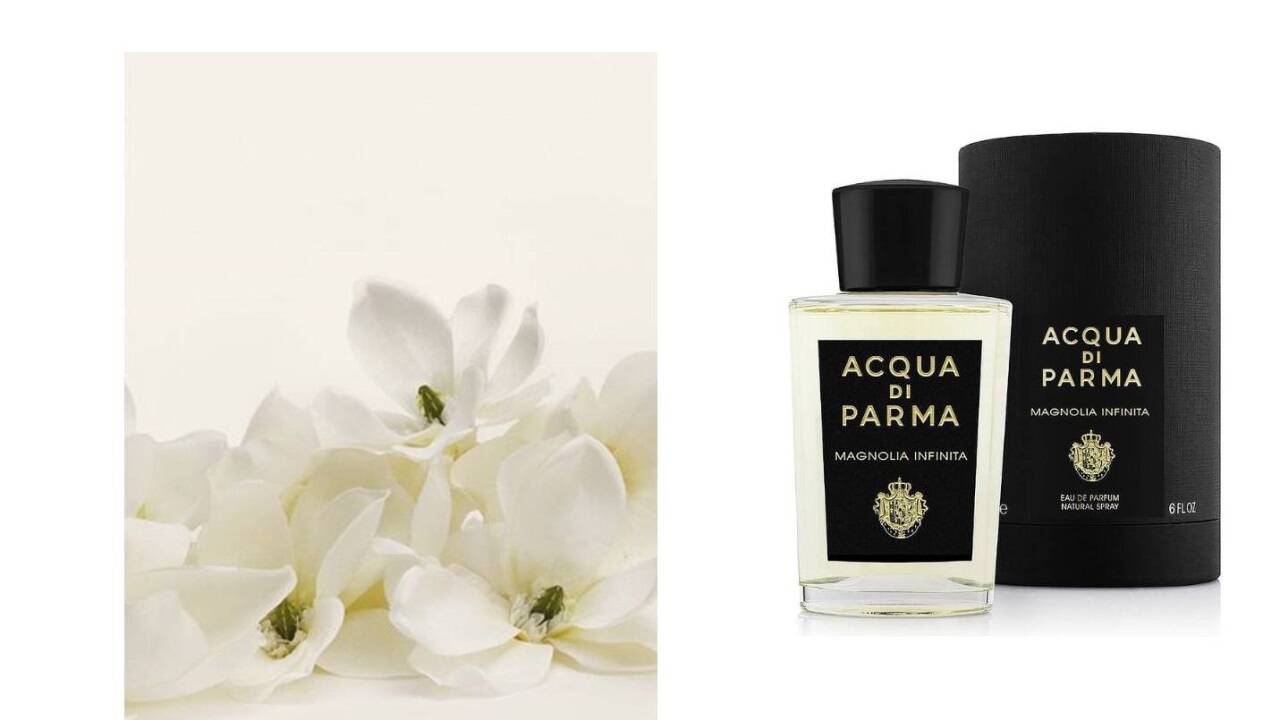 „Magnolia Infinita“, das neue Eau de Parfum von Acqua di Parma, ist eine strahlende Schönheit. 