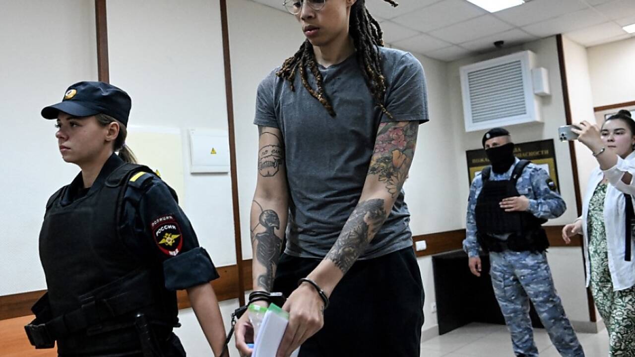 Griner war in Russland zu neun Jahren Haft verurteilt worden 