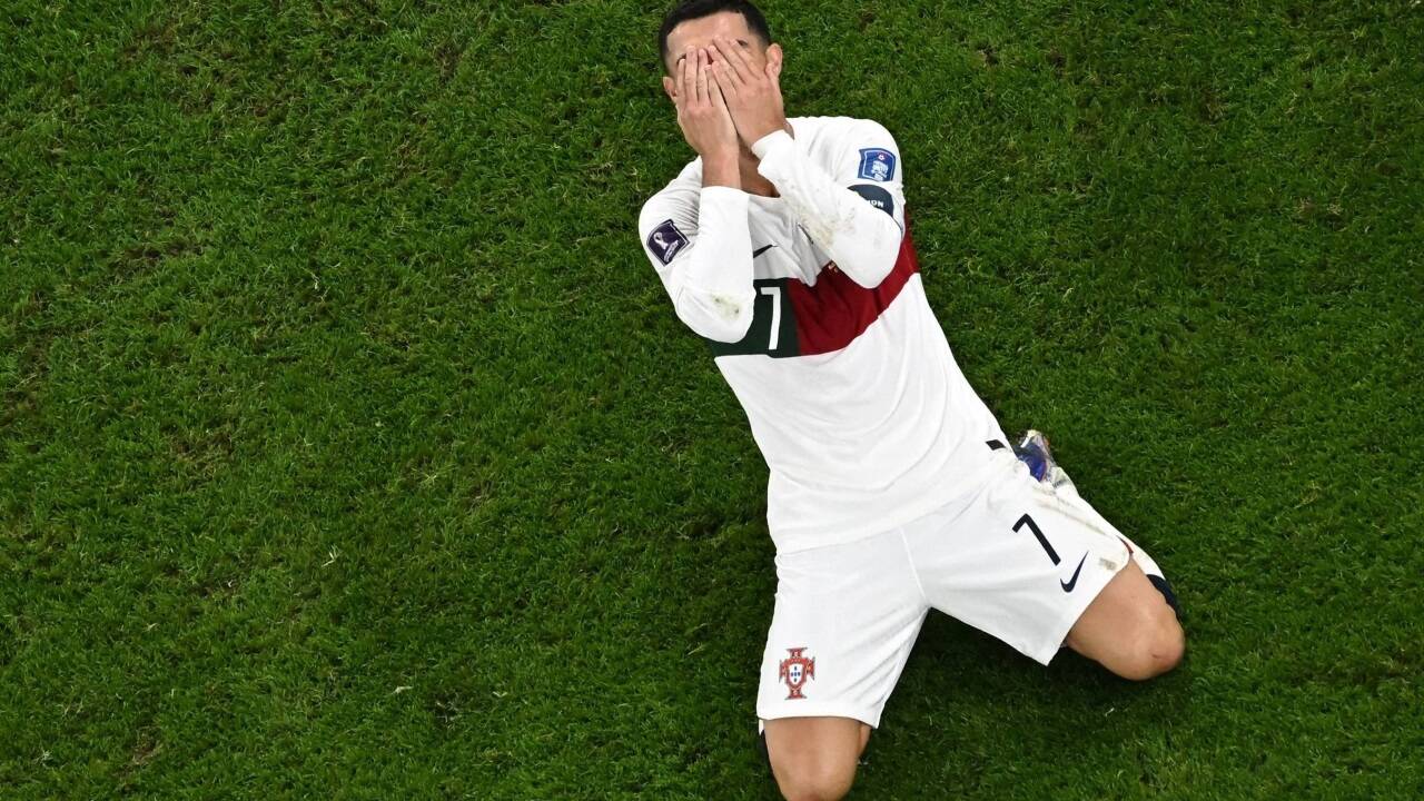 Sein Traum vom Weltmeistertitel ist zerplatzt: Cristiano Ronaldo. 