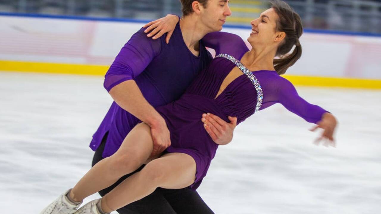Livio Mayr und Sophia Schaller haben erst heuer auf dem Eis zueinandergefunden. 