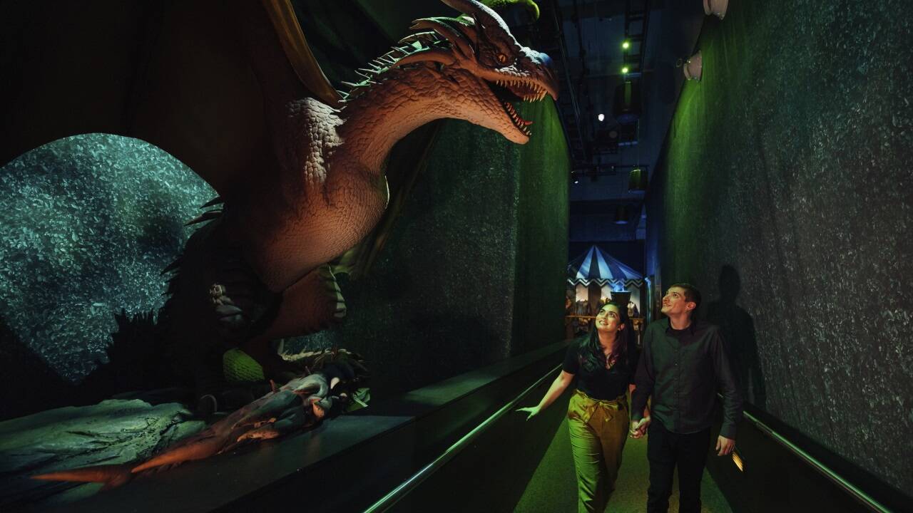 Bilder zu „Harry Potter – Die Ausstellung“ in Wien. 